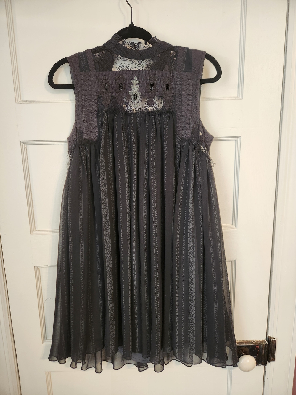 Free People Penny Georgette Babylon mini dress